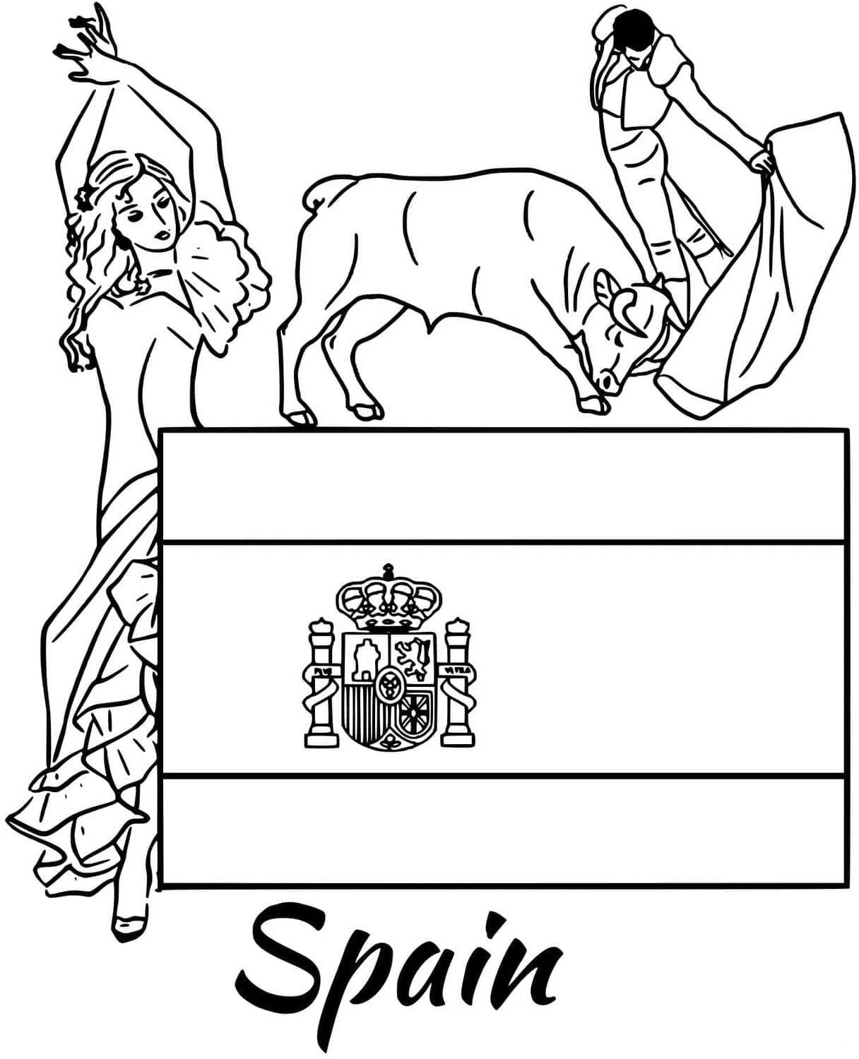 Spain Coloring Pages 8