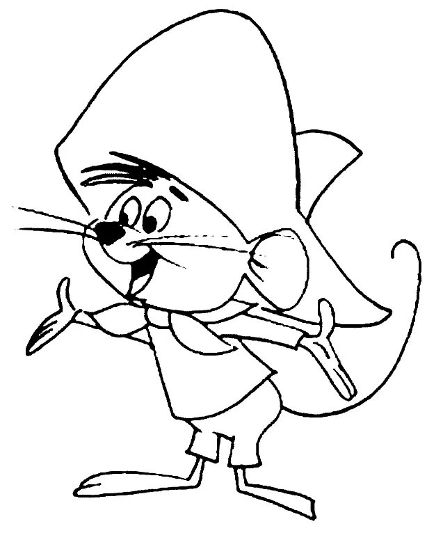 Speedy Gonzales Coloring Pages 20
