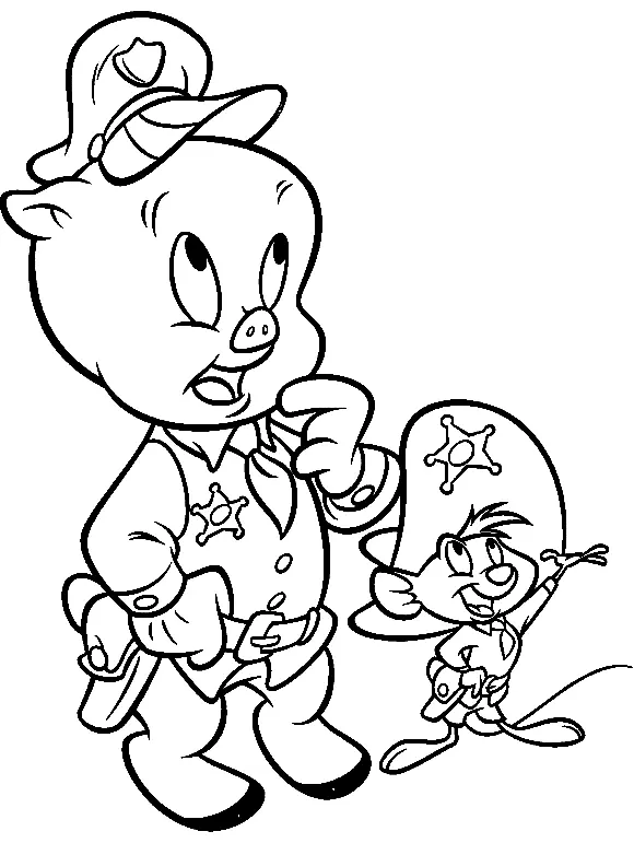 Speedy Gonzales Coloring Pages 24