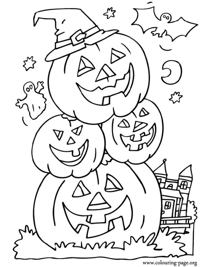 Desenhos de Halloween Do Bob Esponja Para Colorir 5