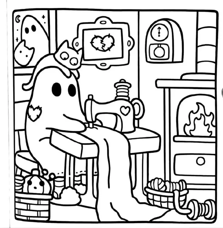 Spooky Cutie coloring pages 22