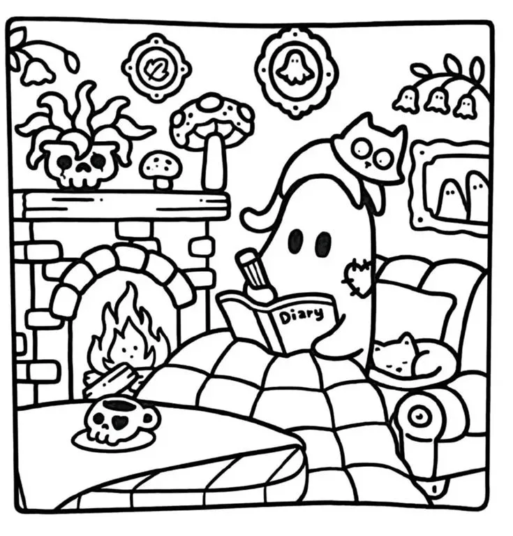 Spooky Cutie coloring pages 28