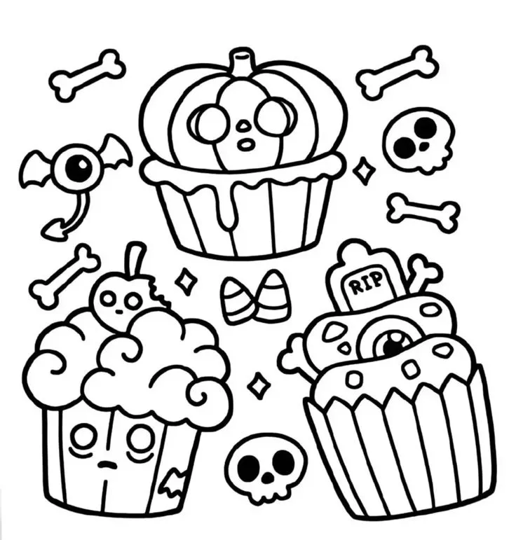 Spooky Cutie coloring pages 29
