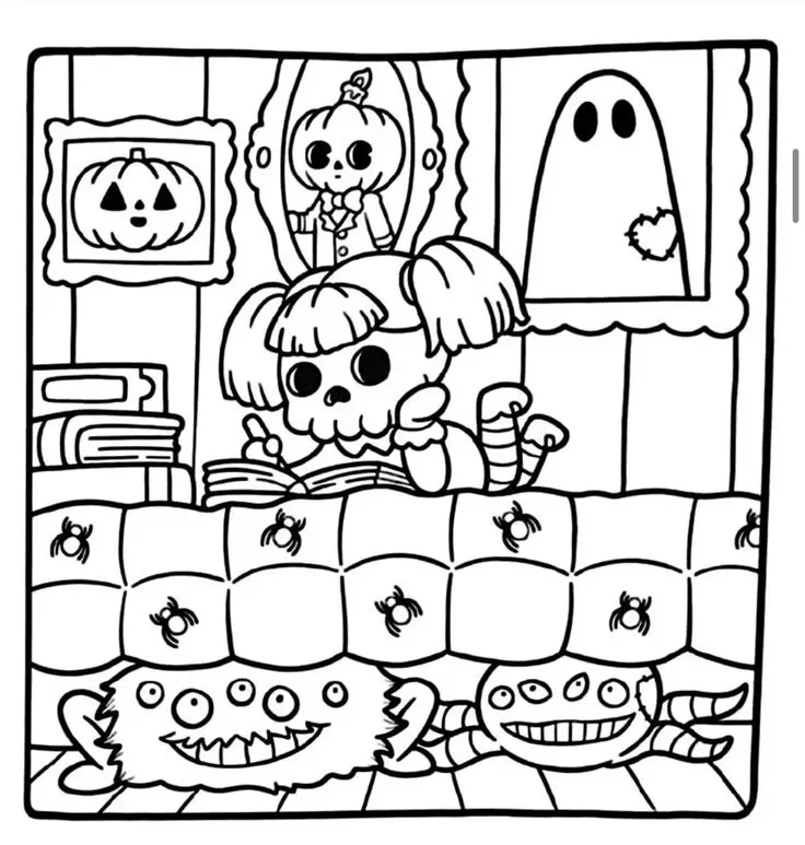 Spooky Cutie coloring pages 30