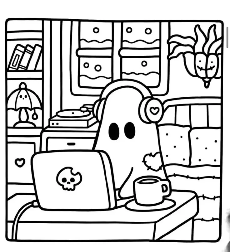 Spooky Cutie coloring pages 32