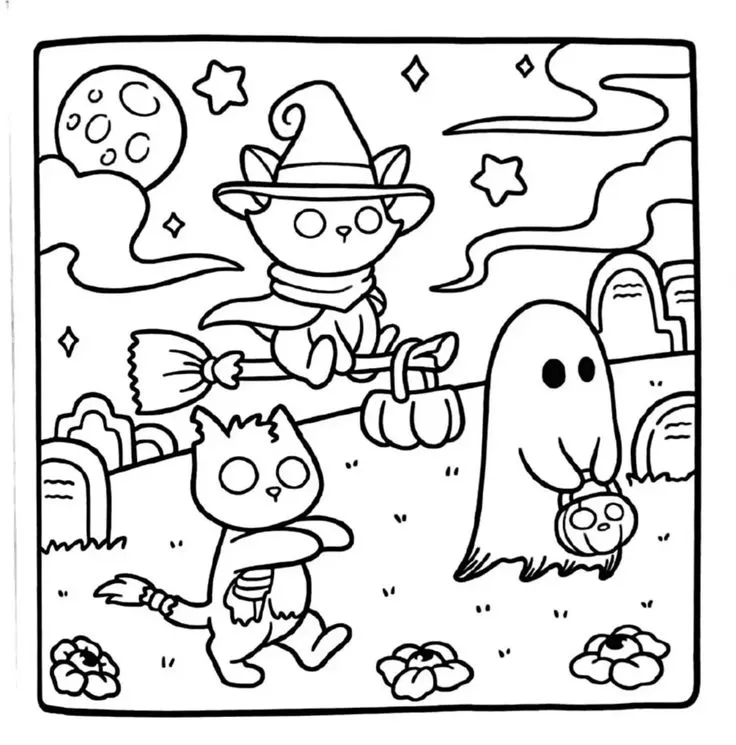 Spooky Cutie coloring pages 33