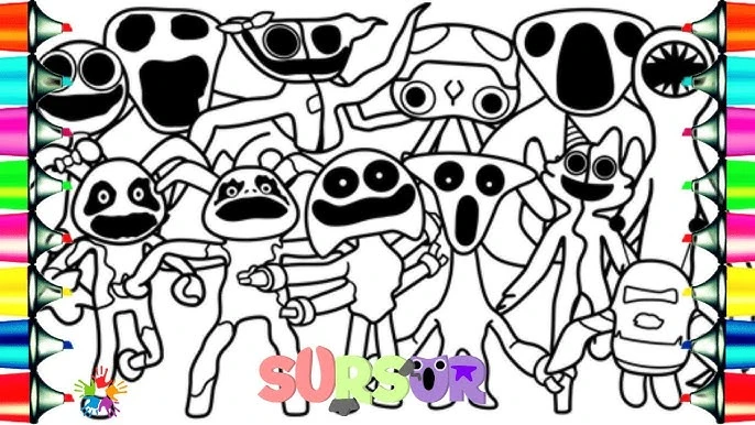 Sprunki Para Colorir 15