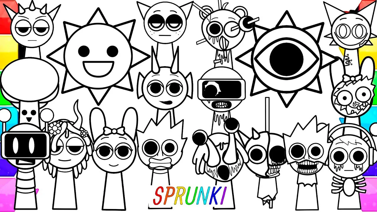 Sprunki Para Colorir 2