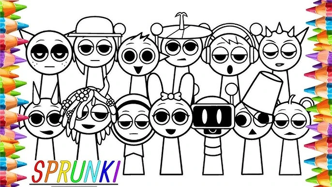 Sprunki Para Colorir 3