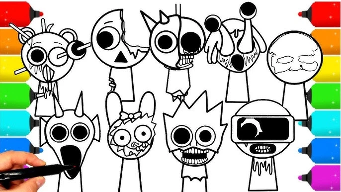 Sprunki Para Colorir 4