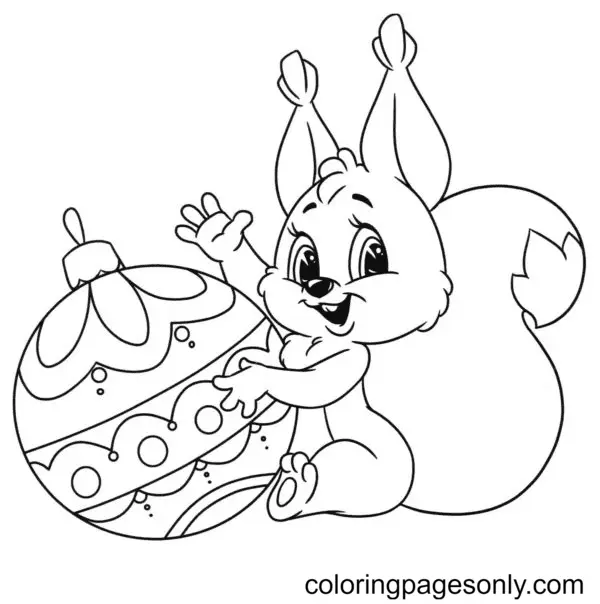 Desenhos de Esquilo Para Colorir 98