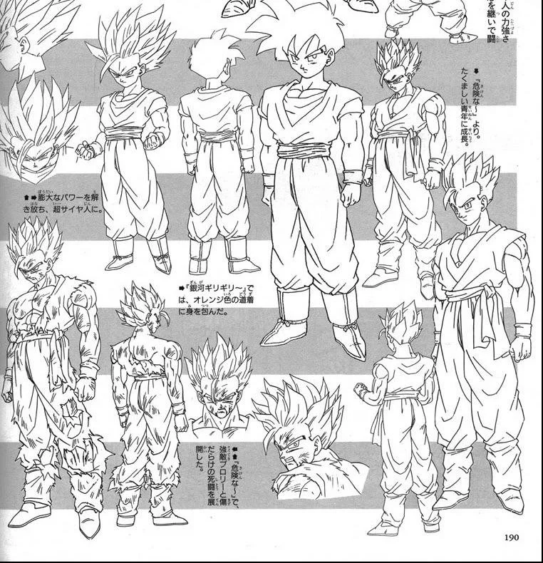 Desenhos de SSJ2 Gohan Para Colorir