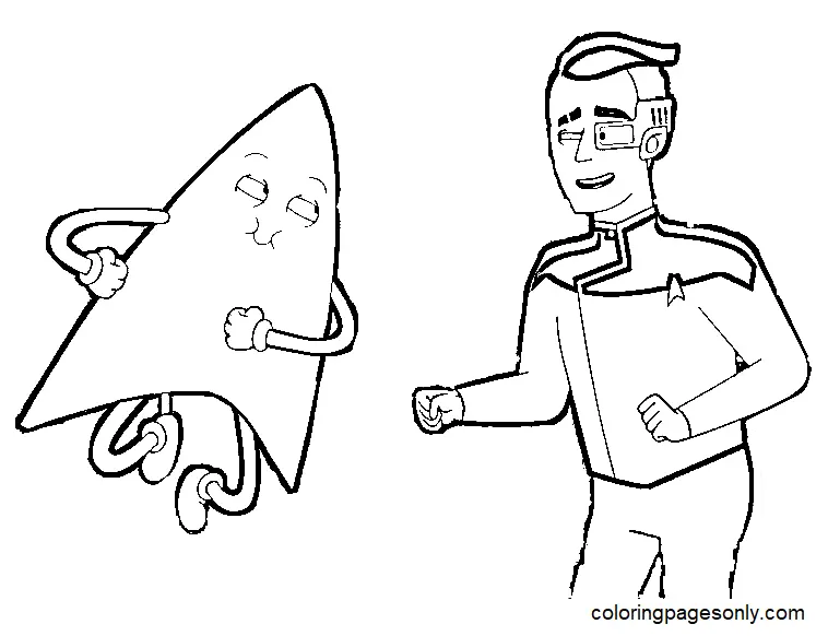 Star Trek Lower Decks Para Colorear 23