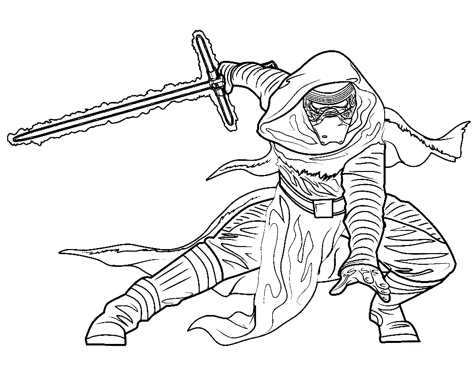 Desenhos de Personagens de Star Wars Para Colorir 11