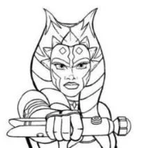 Desenhos de Personagens de Star Wars Para Colorir 137