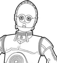 Desenhos de Personagens de Star Wars Para Colorir 142