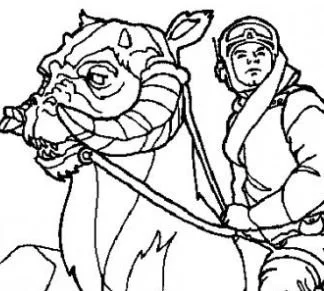 Desenhos de Personagens de Star Wars Para Colorir 155