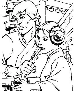 Desenhos de Personagens de Star Wars Para Colorir 192