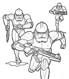 Desenhos de Personagens de Star Wars Para Colorir 219