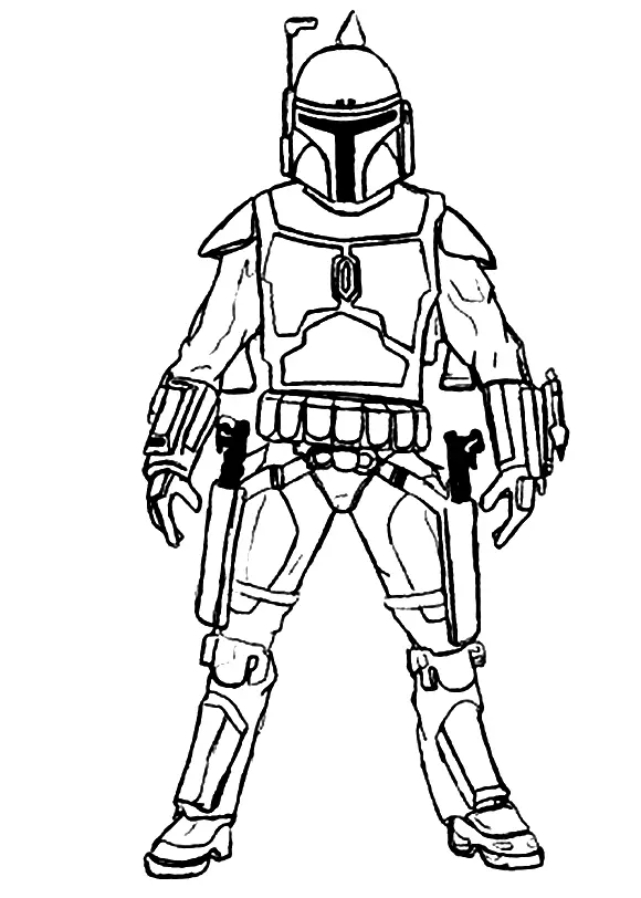 Desenhos de Personagens de Star Wars Para Colorir 22