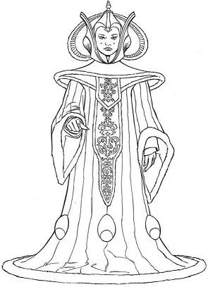 Desenhos de Personagens de Star Wars Para Colorir 274