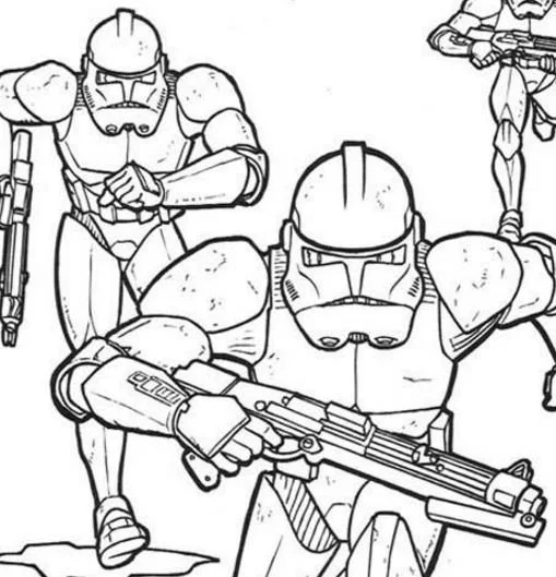 Desenhos de Personagens de Star Wars Para Colorir 299