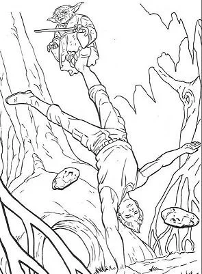 Desenhos de Personagens de Star Wars Para Colorir 308
