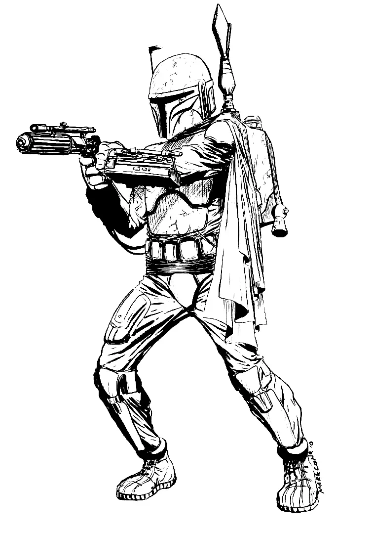 Desenhos de Personagens de Star Wars Para Colorir 32