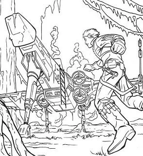 Desenhos de Personagens de Star Wars Para Colorir 36
