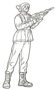 Desenhos de Personagens de Star Wars Para Colorir 40