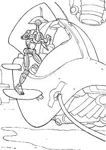 Desenhos de Personagens de Star Wars Para Colorir 49