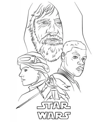 Desenhos de Personagens de Star Wars Para Colorir 82