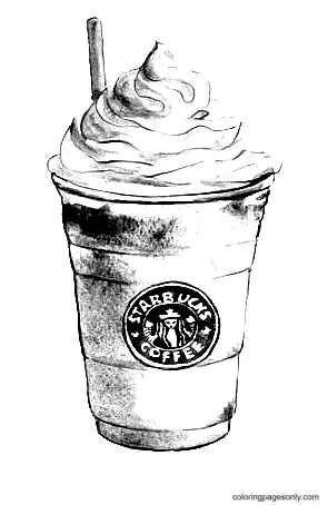 Desenhos de Starbucks Para Colorir 43