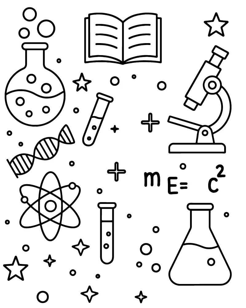 STEM Ausmalbilder 4