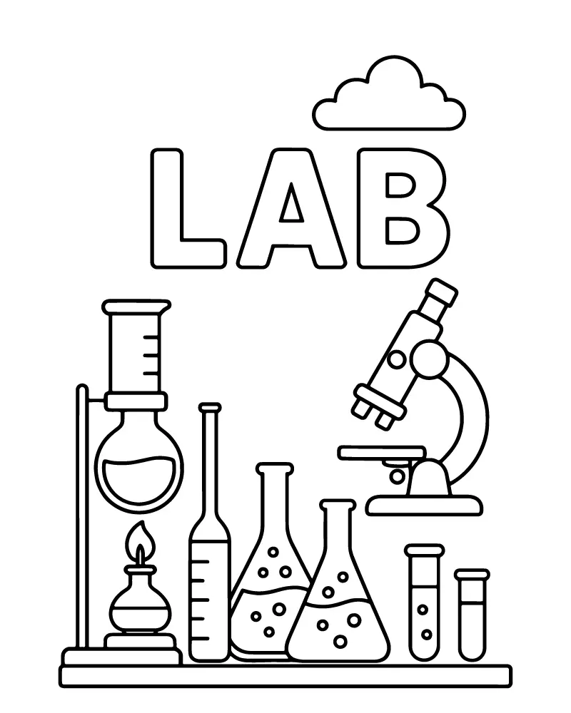 STEM Ausmalbilder 9