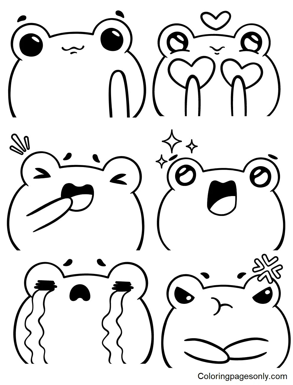 Stickers Coloring Pages 2