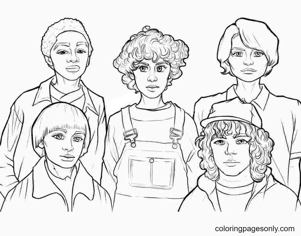 Stranger Things Para Colorear 2