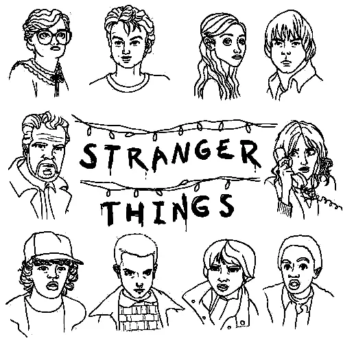 Stranger Things Para Colorear 78