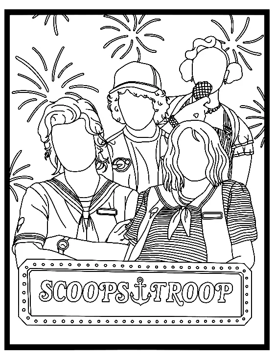 Stranger Things Para Colorear 85