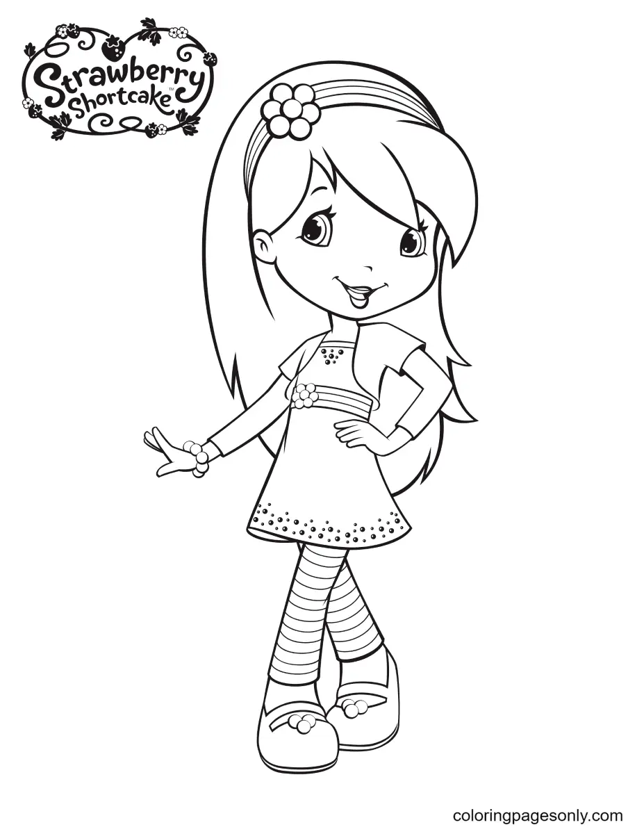Pastel De Fresa Para Colorear 53