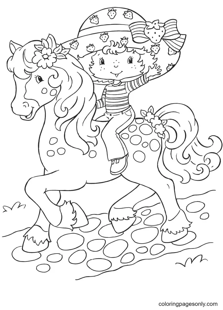 Pastel De Fresa Para Colorear 57