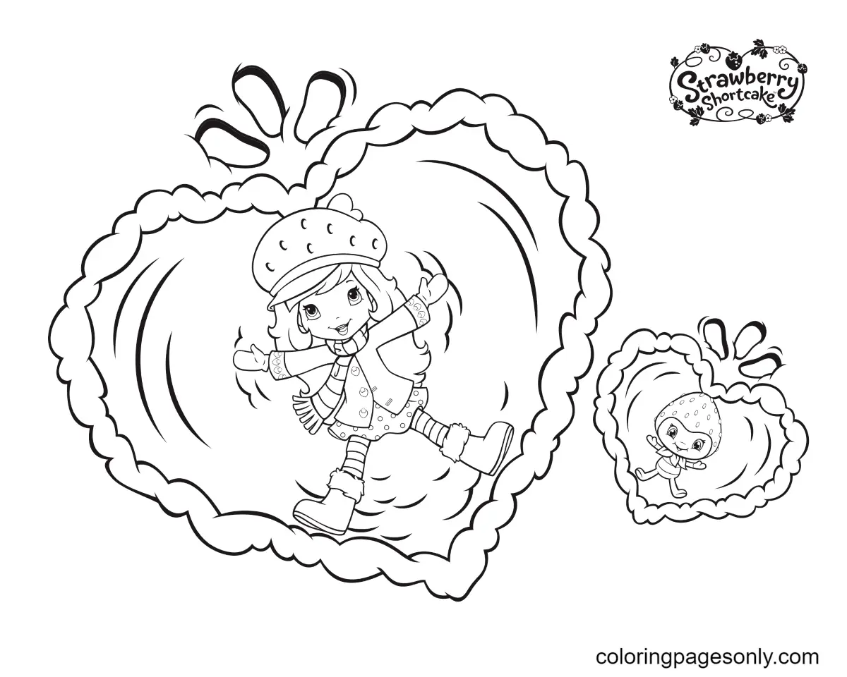 Pastel De Fresa Para Colorear 60