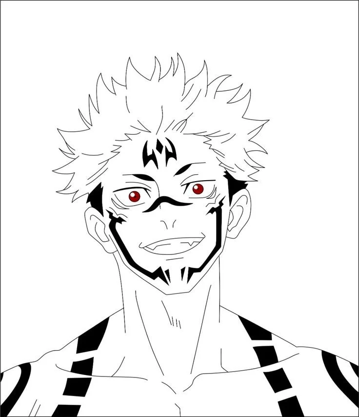 Sukuna Ausmalbilder