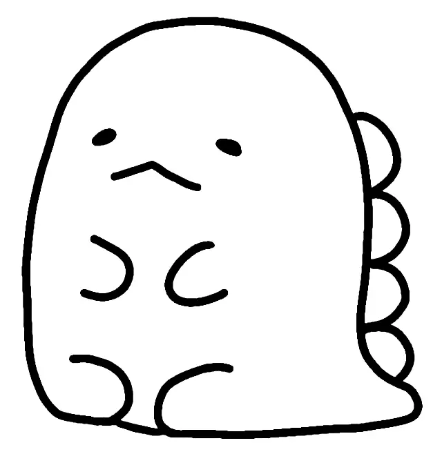 Sumikko Gurashi Para Colorear 35