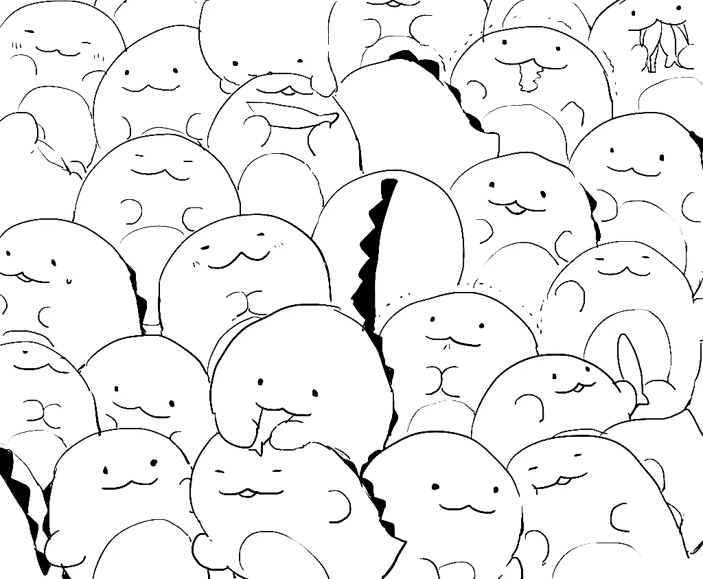Sumikko Gurashi Para Colorear 51