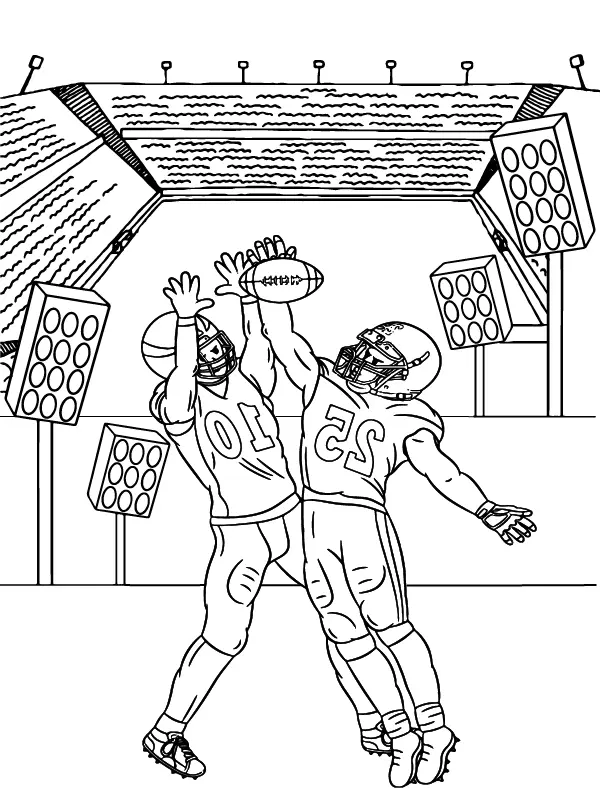 Super Bowl LVIII Ausmalbilder 11