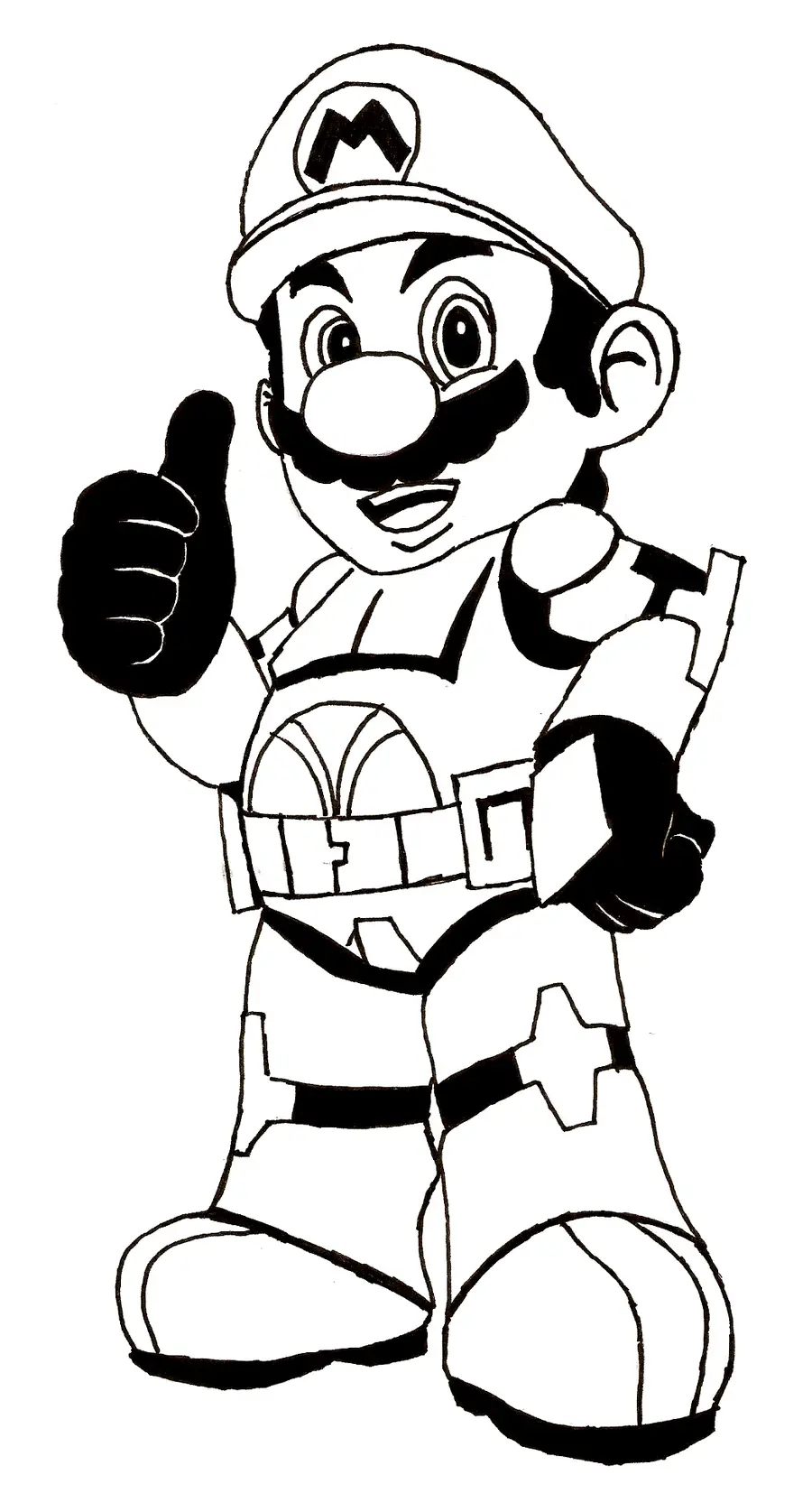 Desenhos de Super Mario Bros Para Colorir 19