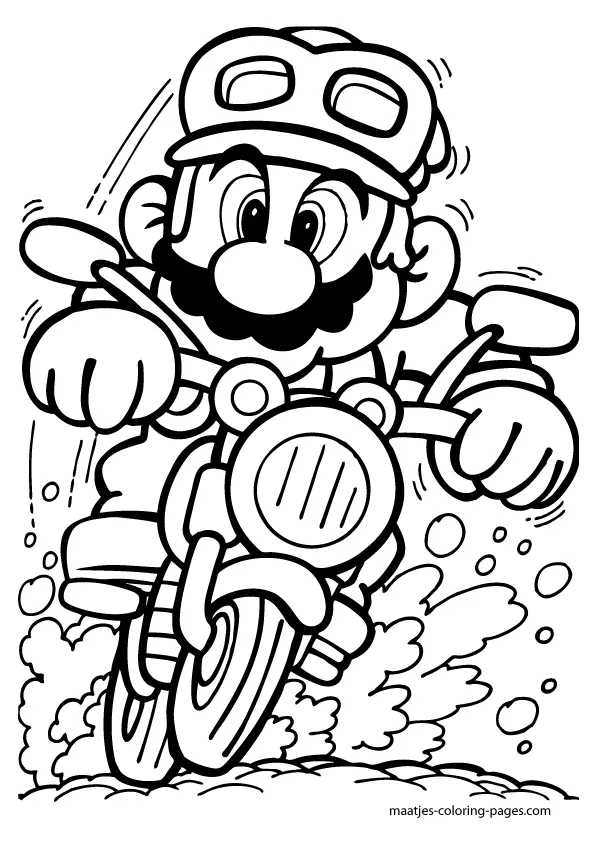 Desenhos de Super Mario Bros Para Colorir 20