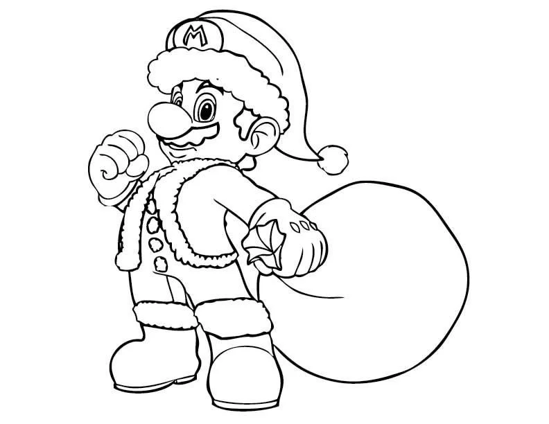 Desenhos de Super Mario Bros Para Colorir 24