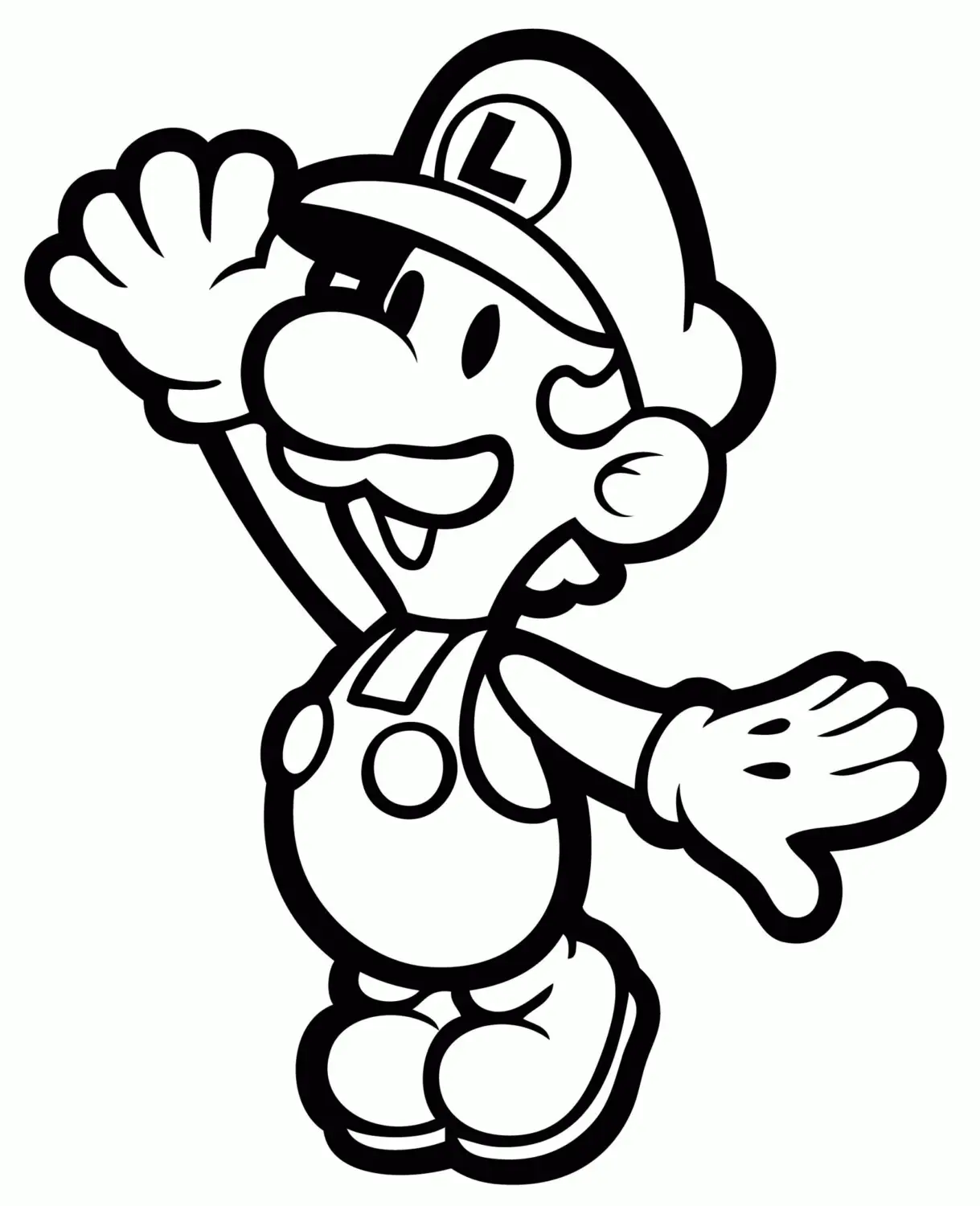 Desenhos de Super Mario Bros Para Colorir 32